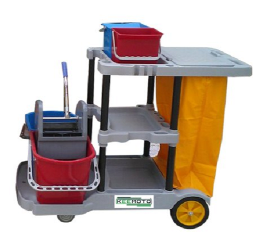 Keemoto Janitorial Service Cart, For Hotels, Restaurant