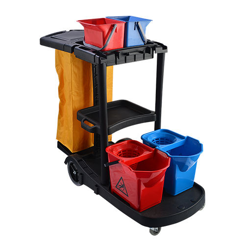 Multi Function Janitorial Cart, Capacity: 100kg