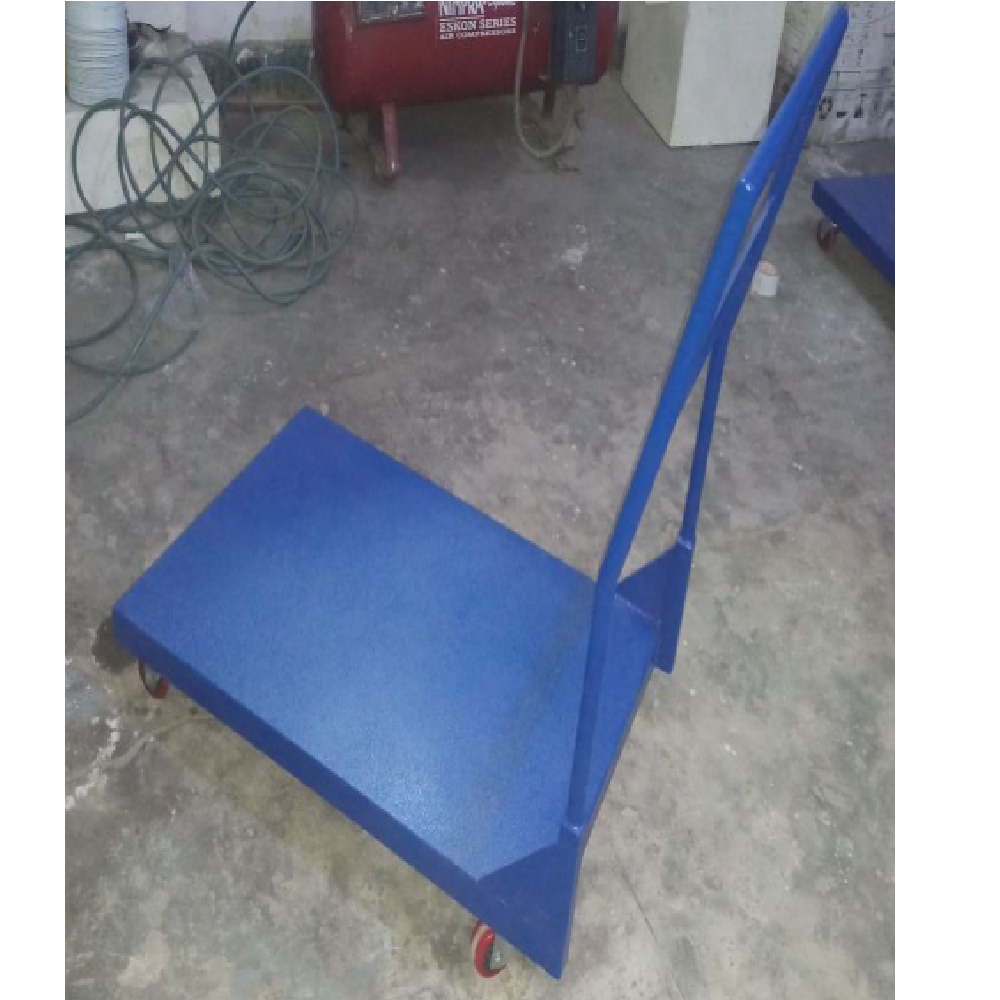 Mild Steel MS Platform Trolley, For Material Handling, Load Capacity: Upto 400 Kgs