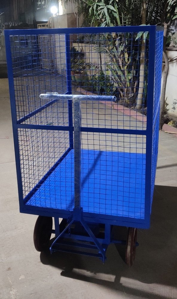 SRP Mild Steel Cage Trolley - Platform Trolley, For Material Handling, Load Capacity: 200-250 Kg
