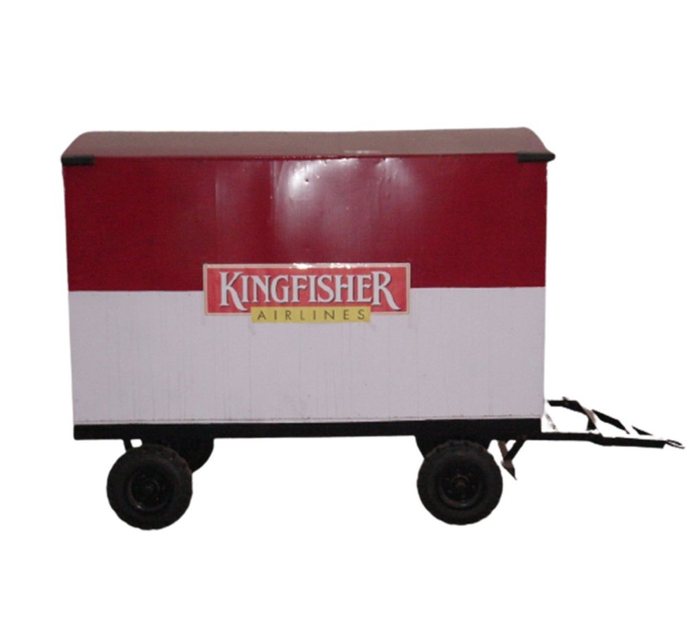 Mild Steel Airport Luggage Cart