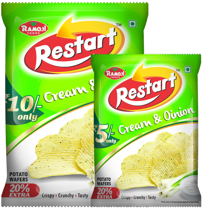 Cream and Onion Chips