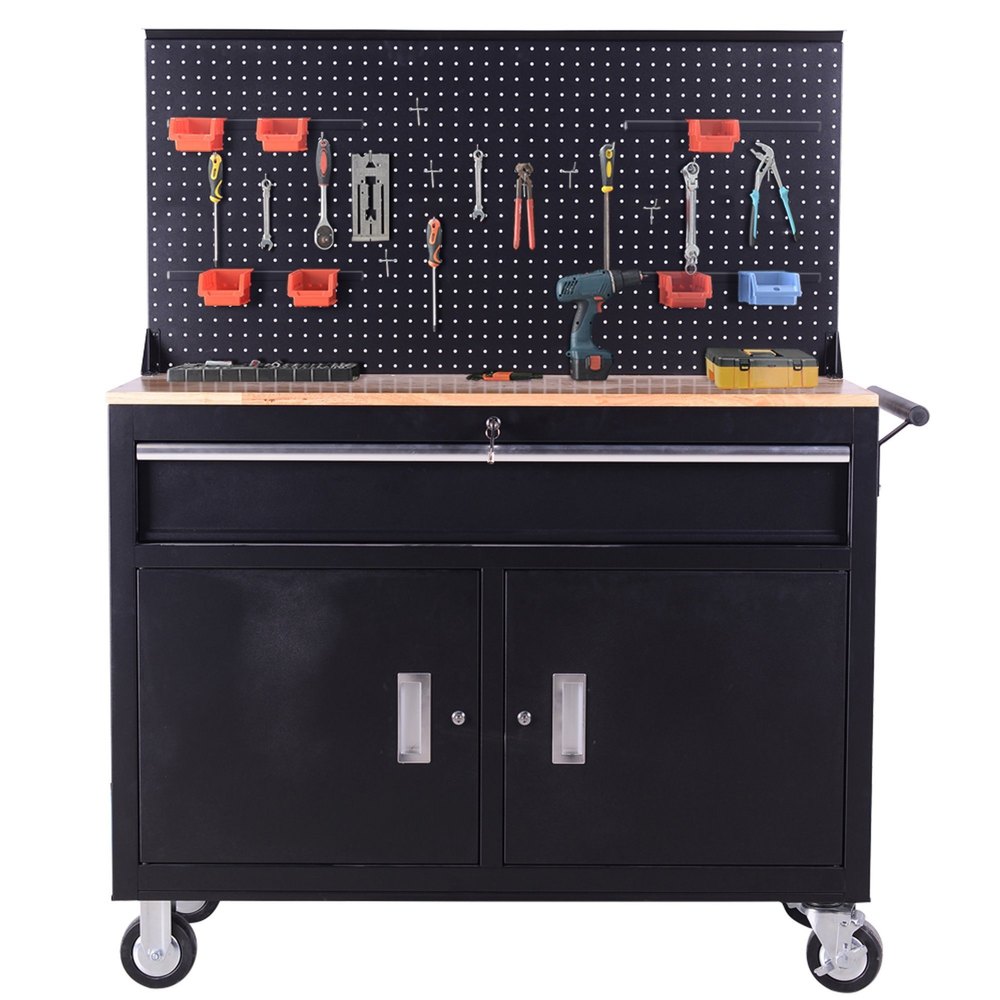 Galvanized Iron Black TOOL CABINETS TABLE, For Mechanical Equipment\'s, Mounting Type: Floor-Mount