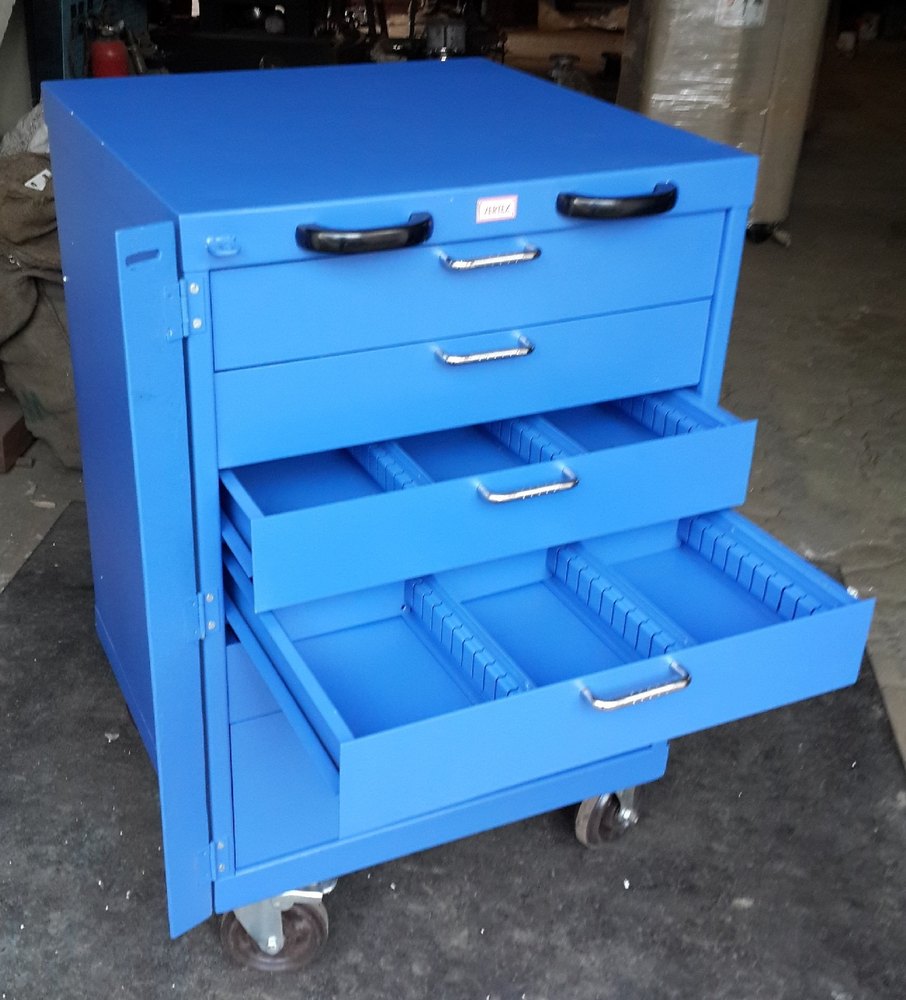 Vertex Mild Steel CNC Tool Trolley, Model: VTTR, Capacity: 2 Ton