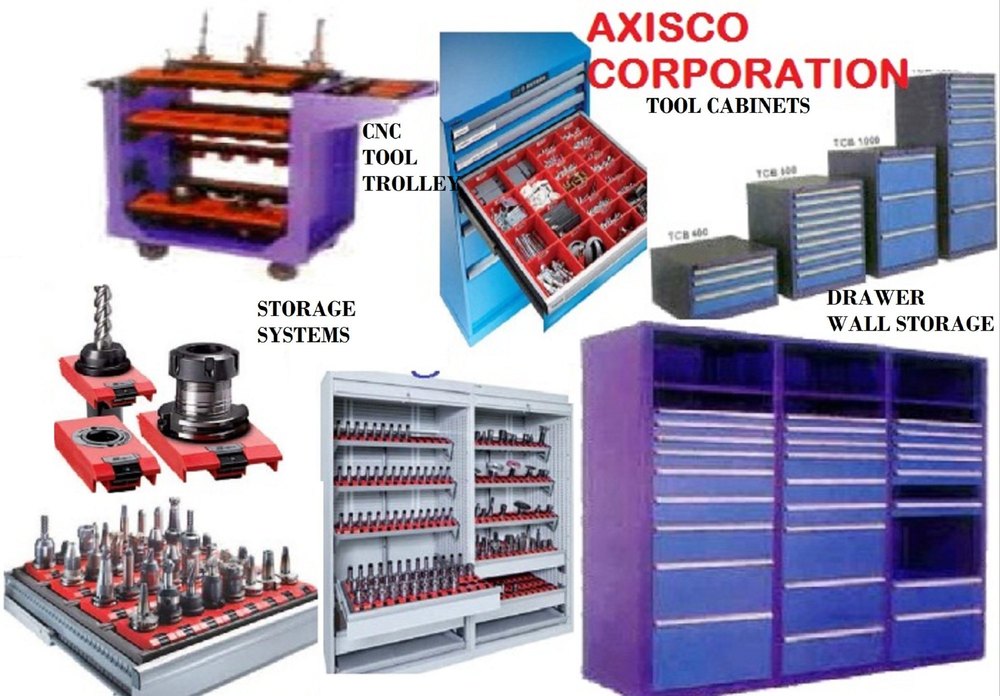 Wall Storage CNC Tool Trolley