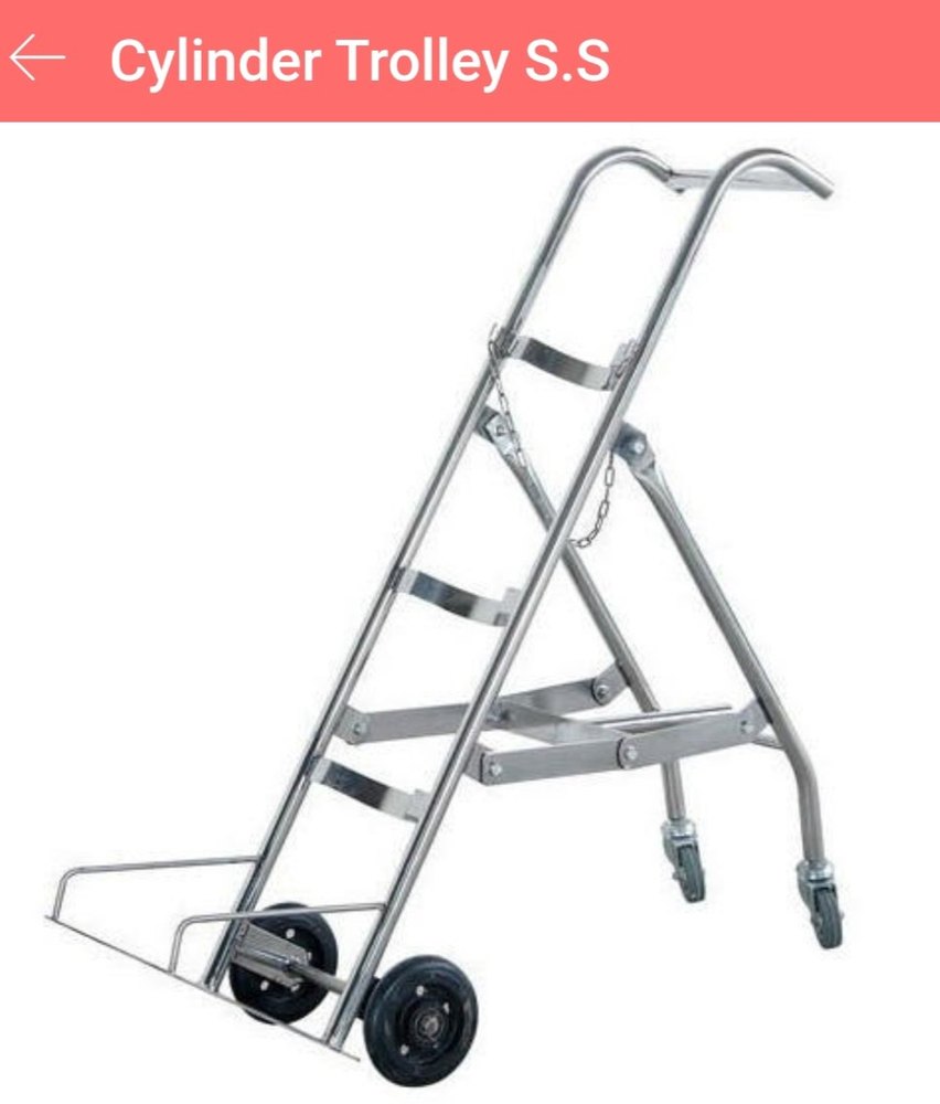 AKMS Cylinder Trolley SS