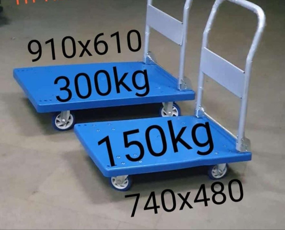 Mild Steel Foldable Platform Trolley, Load Capacity: 300