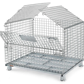 Zinc Industrial Supply Wire Mesh Retention Cage Container, Capacity: 1000 kg, Size: 1200 x 1000 x 890