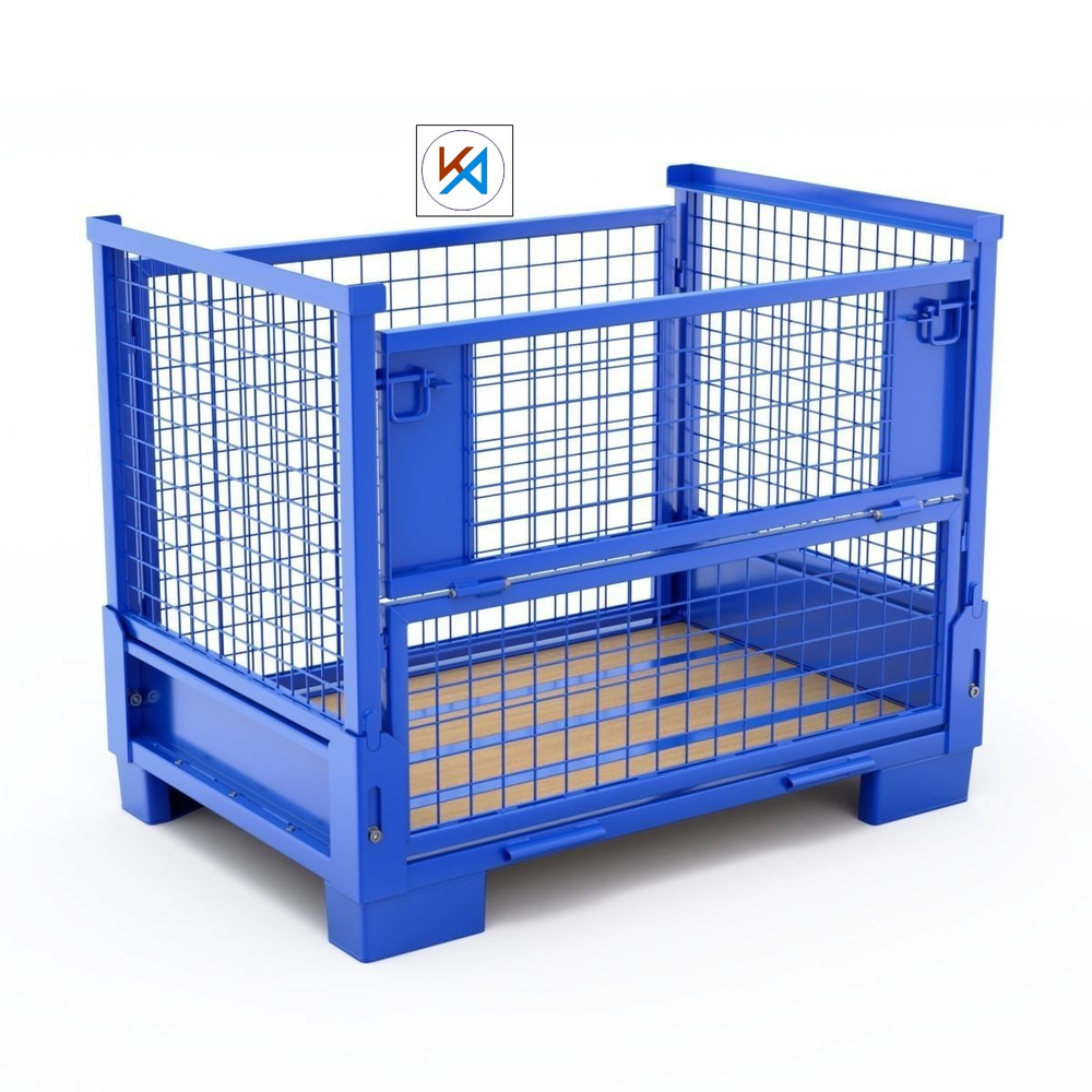 Collapsible MS Steel Cage Pallet, For Material Handling