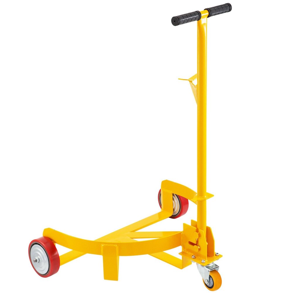 Yellow Iron Drum Dolly With Handle, For Industrial