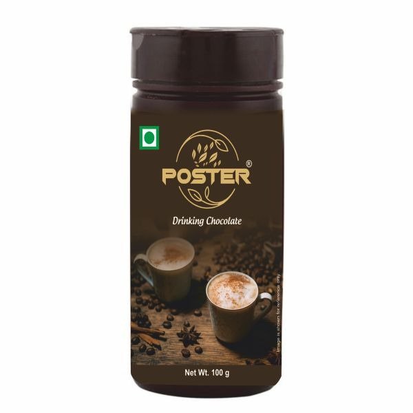 Poster Drinking Chocolate Powder, Packaging Size: 100 Gm, Packaging Type: Bottle