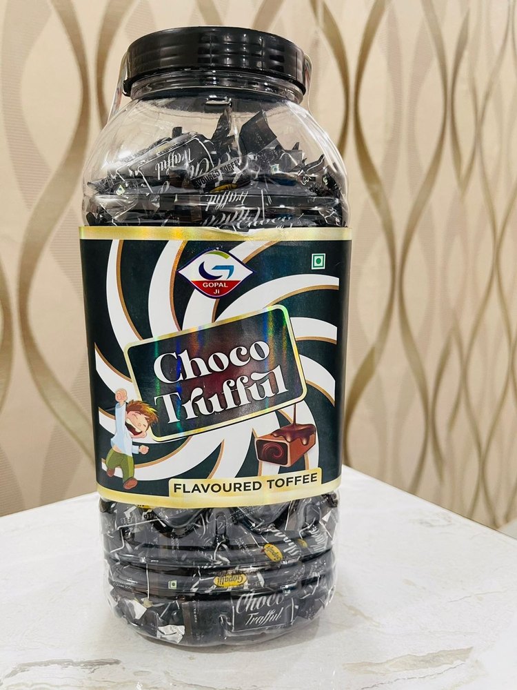 Chocolate Brown Gopal Ji Choco Truffle Flavoured Toffee, Packaging Type: Jar, Packaging Size: 200 Piece