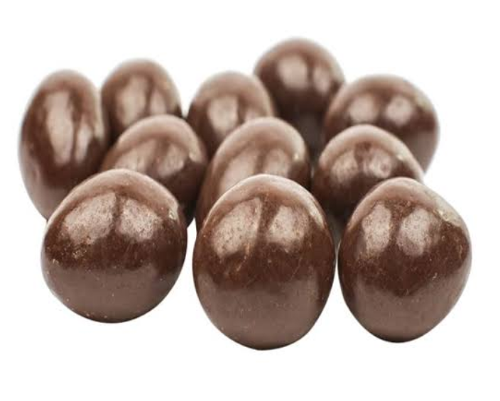 Chocolate coated almonds