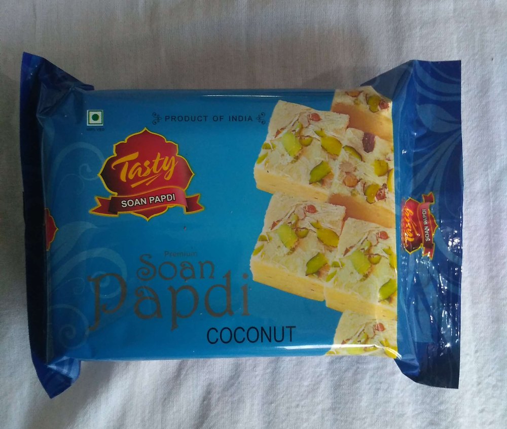 Tasty Coconut Soan Papdi, Pack Size: 500 Gram, 1 KG