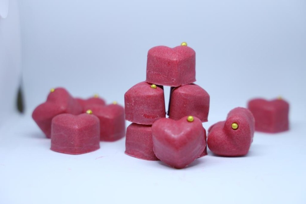 Pink Heart Shape Chocolate
