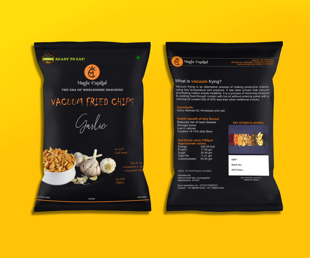Vacuum Fried Garlic Chips