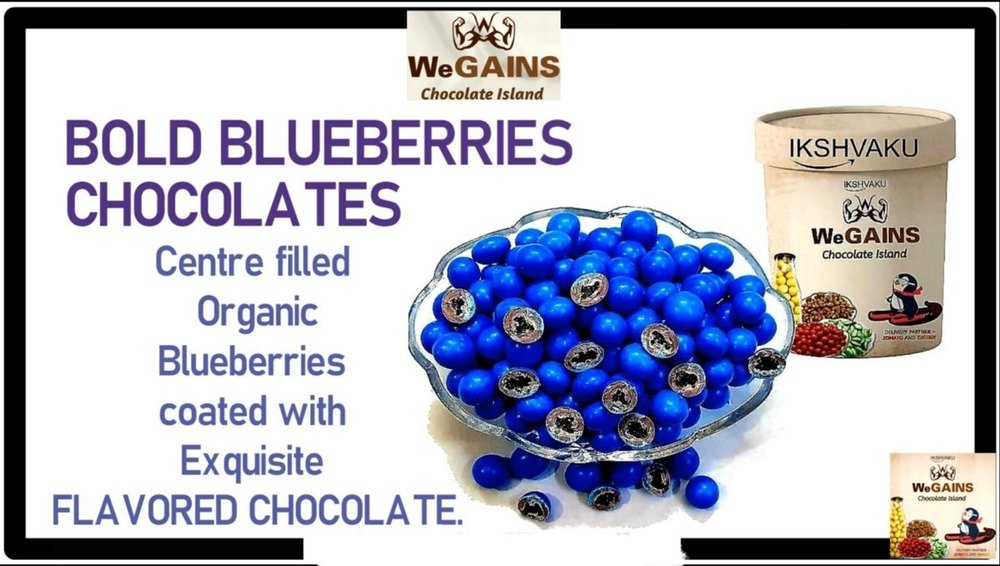Oval Bold Blueberries Chocolates