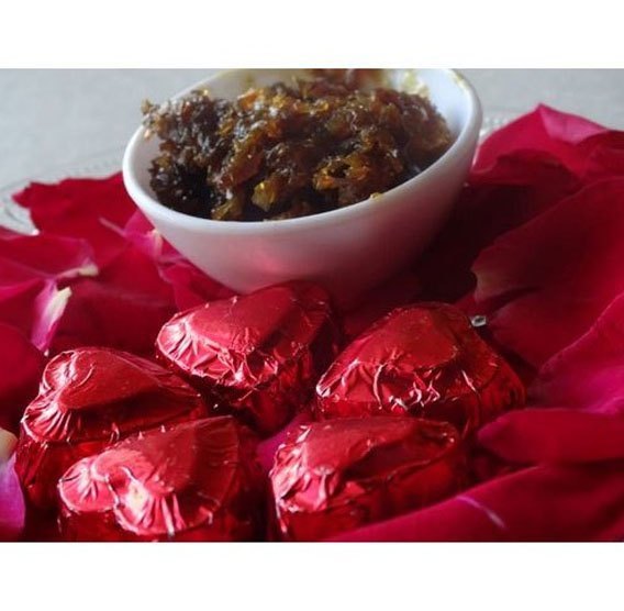 Heart Shaped Gulkand Chocolate