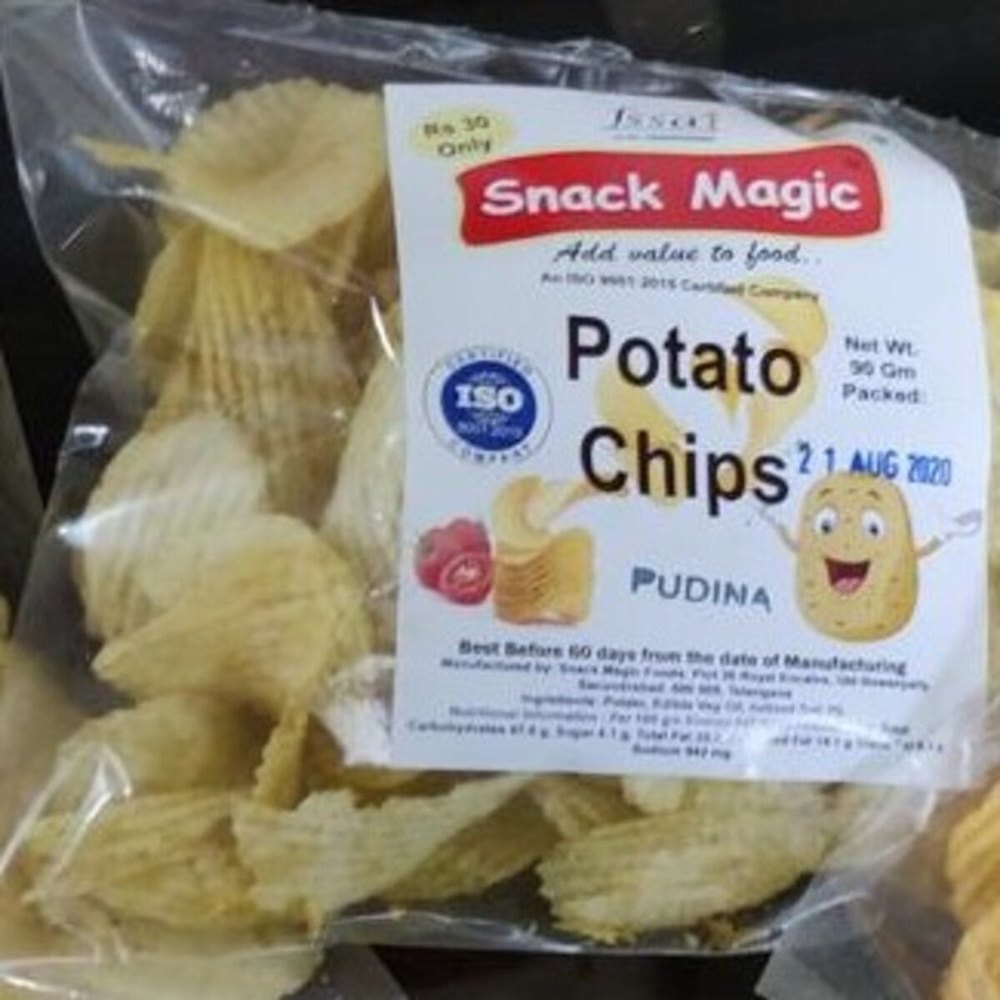90 GM Pudina Potato Chips