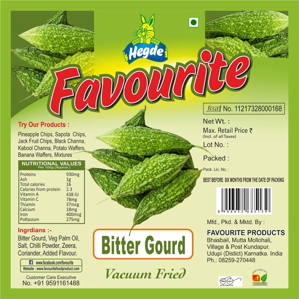 Vaccum Fried Bitter Gourd Chips