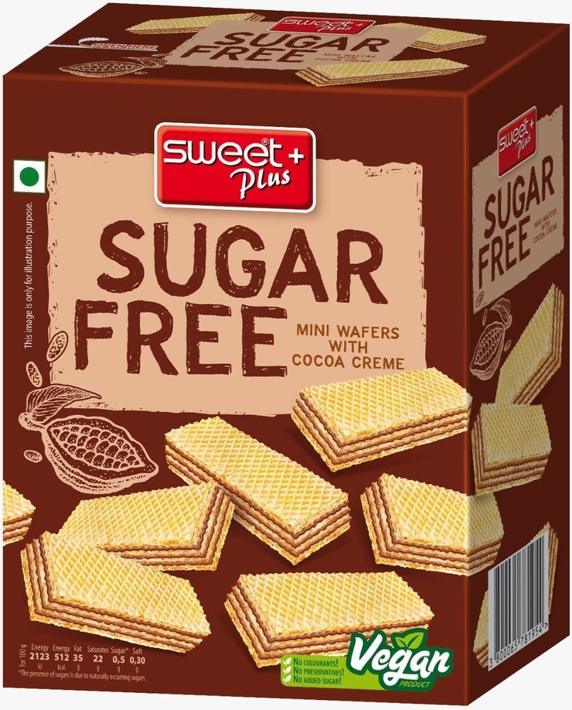 Chocolate Rectangle Sugar Free Wafer Master Biscuit, Packaging Type: Box, Packaging Size: 250g