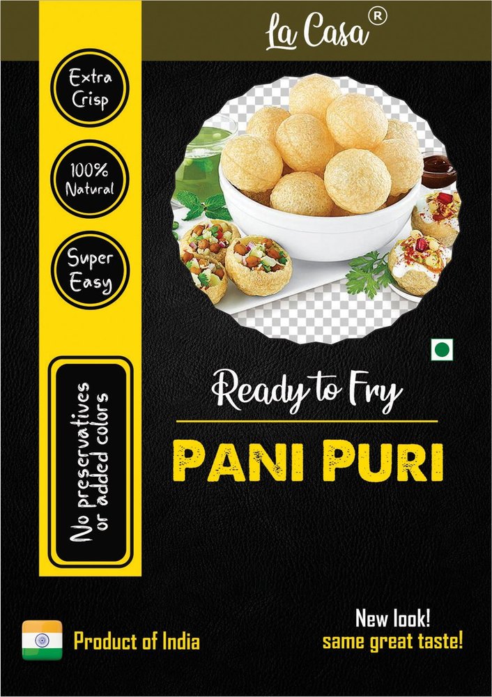 Dry Pani Puri with Pani Concentrate