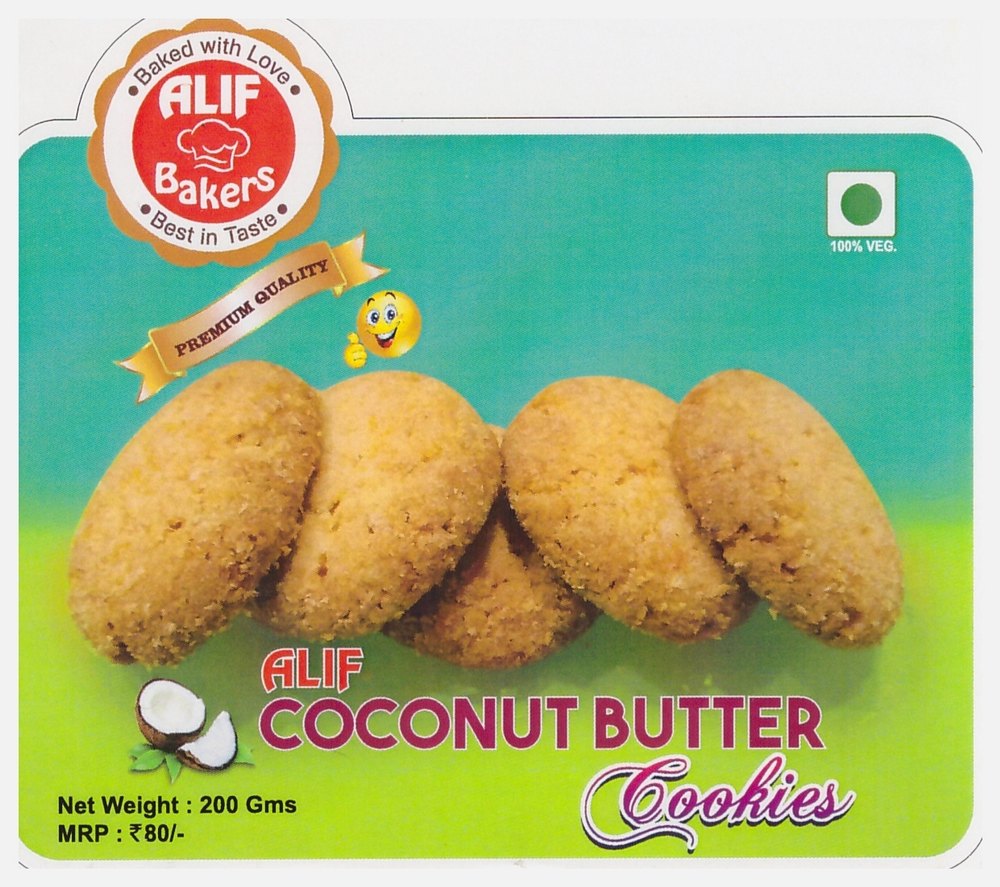 ALIF BAKERS Coconut Butter Cookies