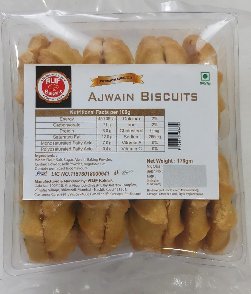 ALIF BAKERS AJWAIN BISCUIT