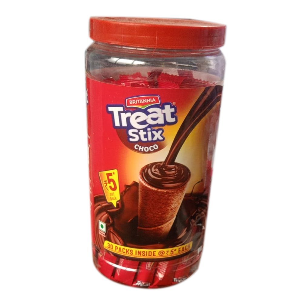 Chocolate Round Britannia Treat Stix Choco Biscuits