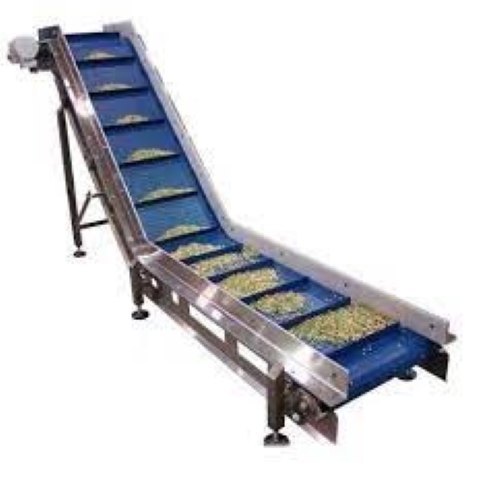 Rubber Sidewall Cleated Belt Conveyor, Belt Width: 40 - 100 mm, Belt Thickness: 2 - 5 mm