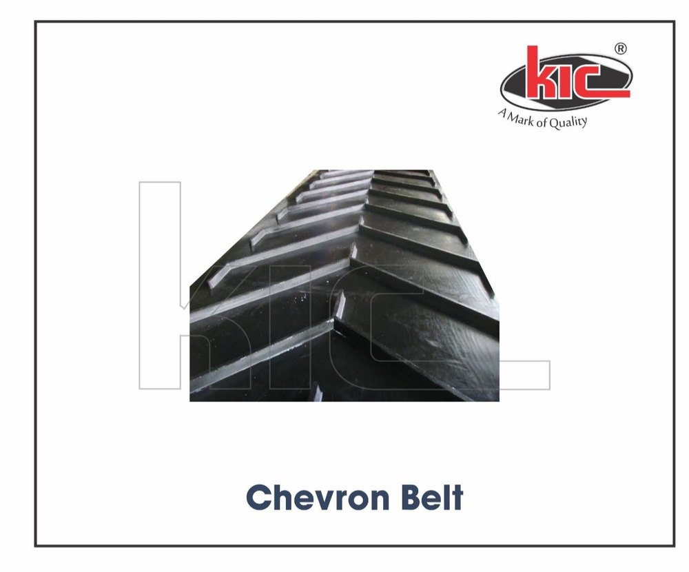 Rubber KIC Chevron Belt, Belt Thickness: 11 -15 mm, 300kn