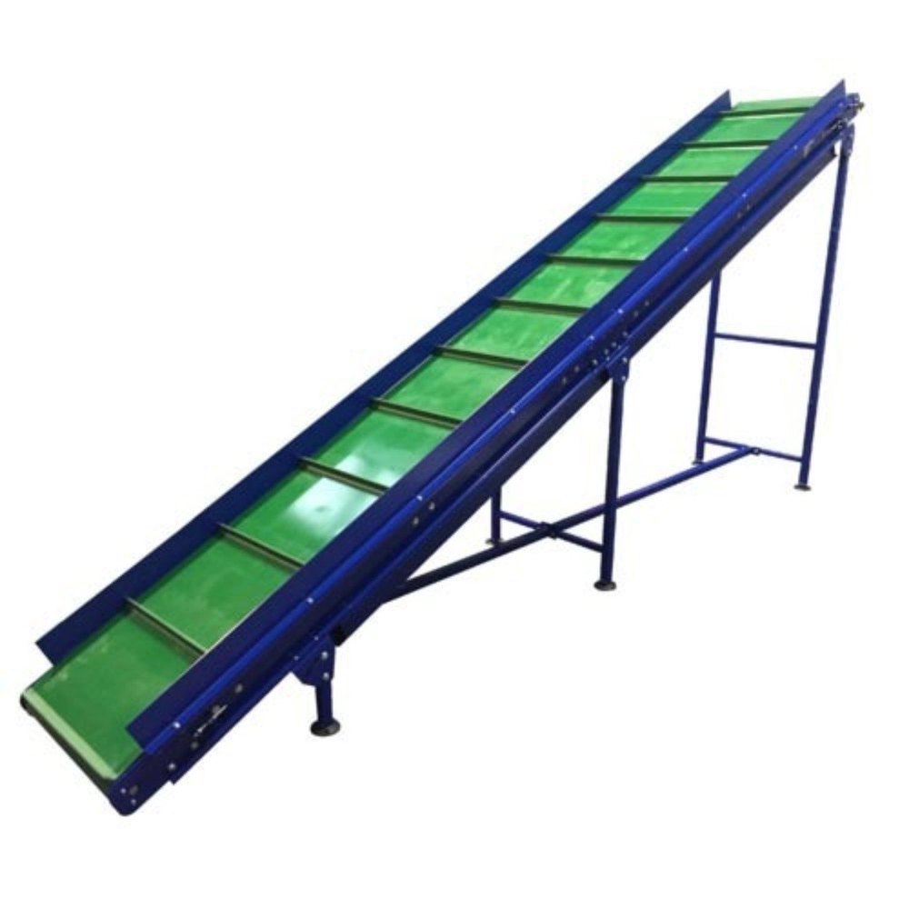 15 Feet Inclined Cleated Conveyor Belt, Belt Width: 400 mm, Belt Thickness: 2 mm