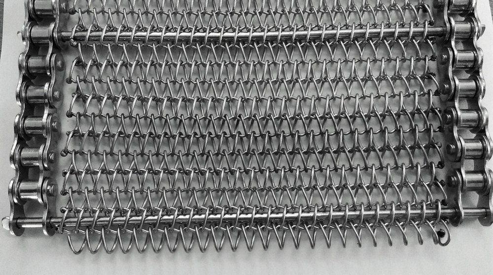 Metal Stainless Steel Conveyor Belts, Belt Thickness: Up to 2 mm