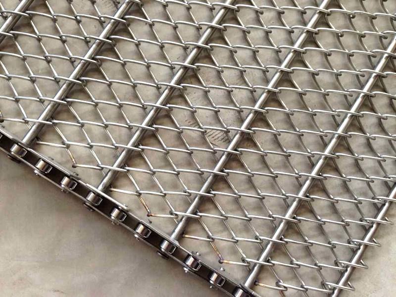 SS Chain Link Conveyor Belt