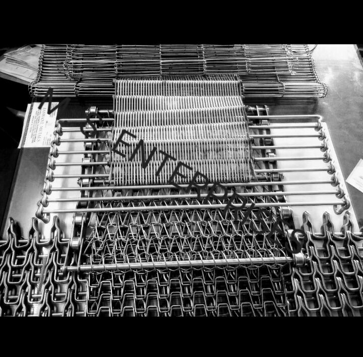Mild Steel Wire Mesh Belt Food grade conveyor belts, For Industrial, Thickness: 5 mm