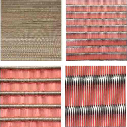 Stainless Steel SS Eye Link Conveyor Belts, Thickness: 2-3 mm