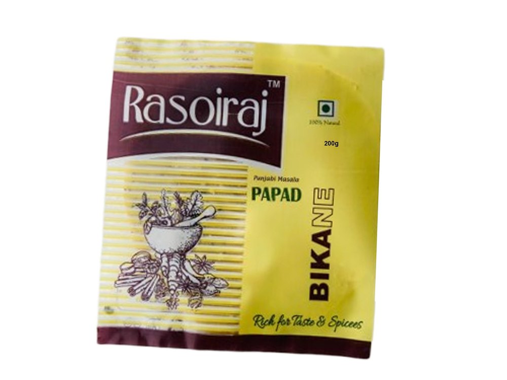 Rasoiraj Salty 200gm Punjabi Masala Udad Dal Papad size-- 5 inch