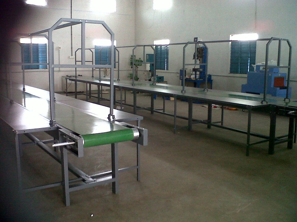 IC PVC And Assembly Line Heavy Duty Conveyor Belt
