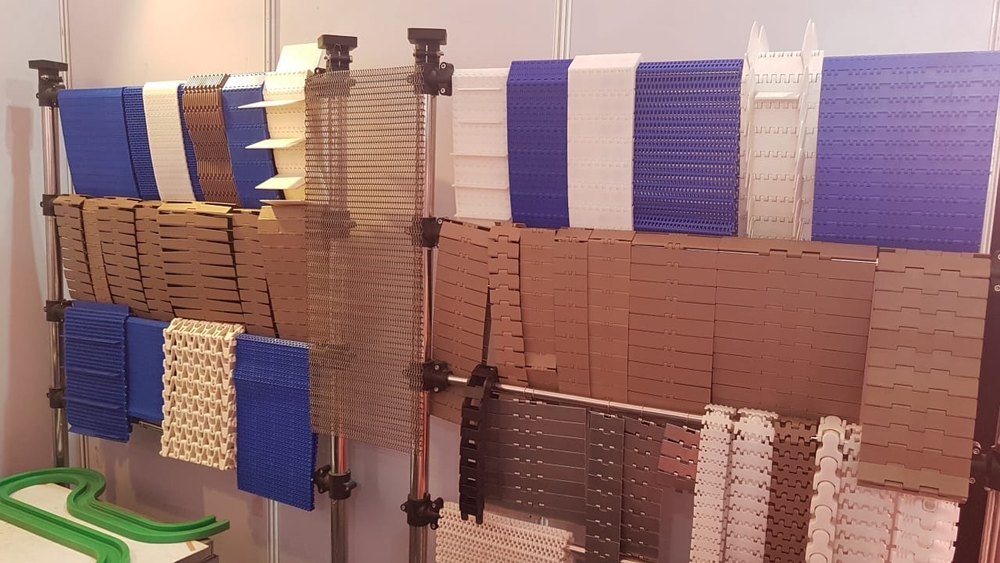 Polypropylene Modular Conveyor Belt, Roller Diameter: 20mm, Pin Diameter: 10mm