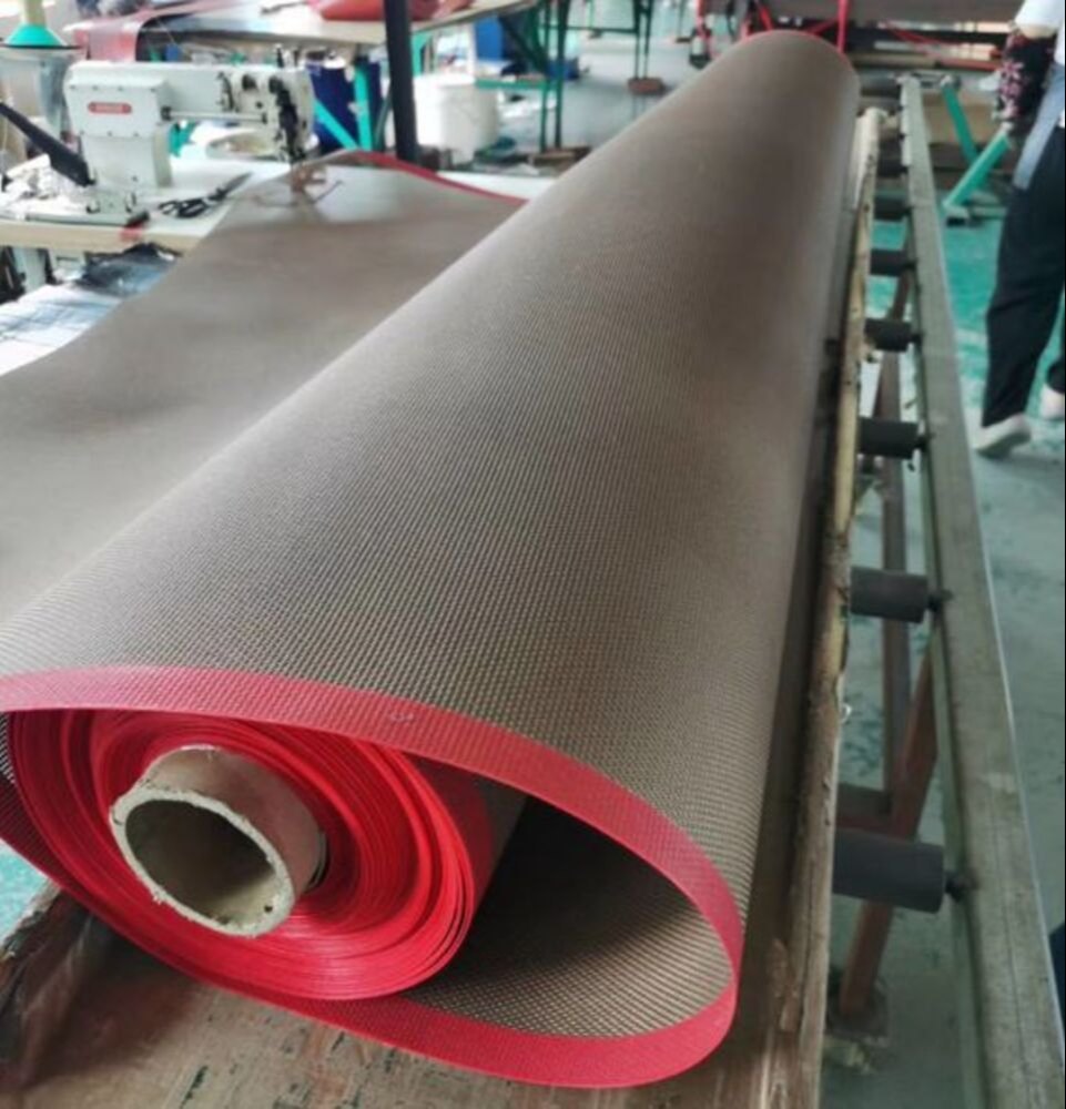 Teflon Coated Conveyor Belt, Belt Thickness: 5 mm