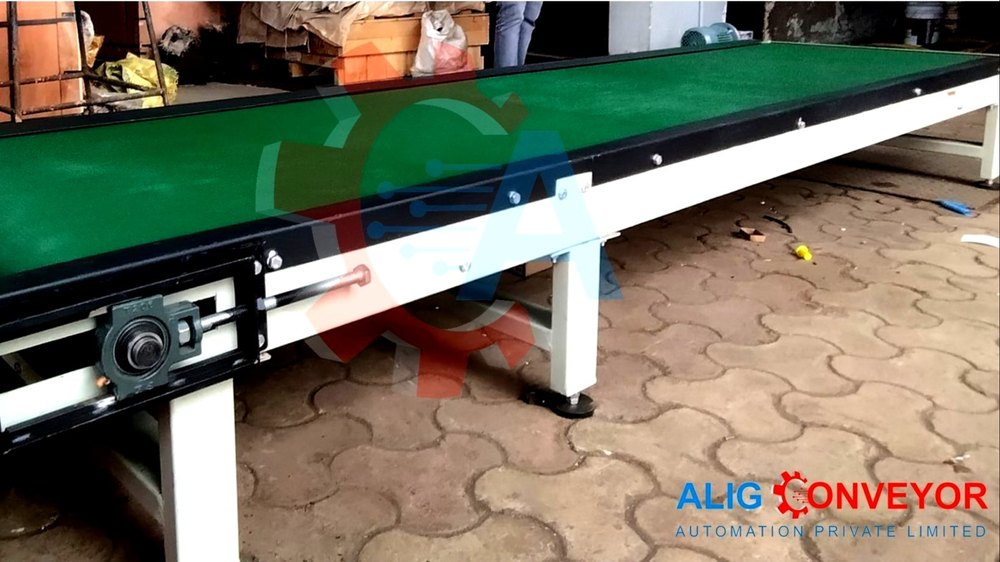 PVC Rough Top Flat Belt Conveyor, Belt Width: 100-500mm, 500-1000mm, Belt Thickness: 2 - 5 mm