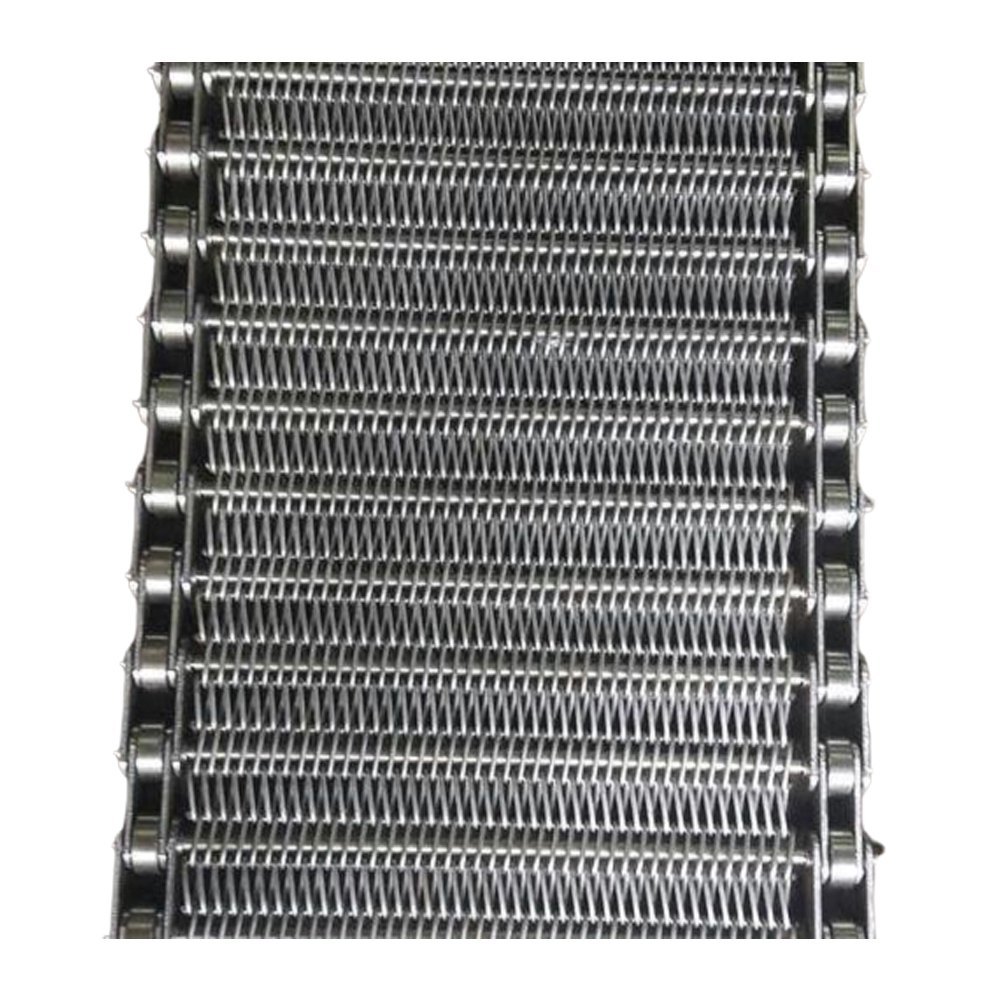 Stainless Steel Metal Conveyor Belt, For Industrial, Thickness: 8 Mm