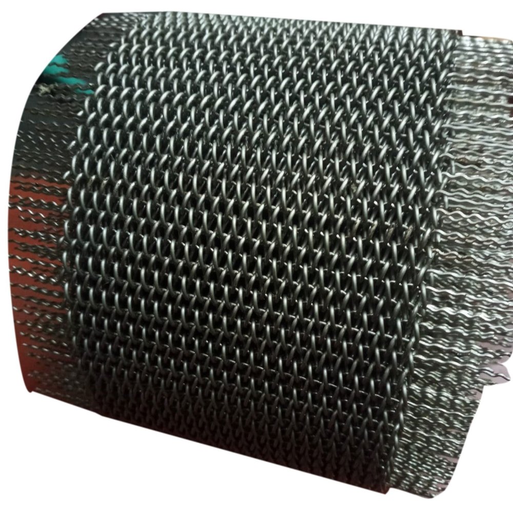 SS Wire Mesh Conveyor Belt, Thickness: 20mm