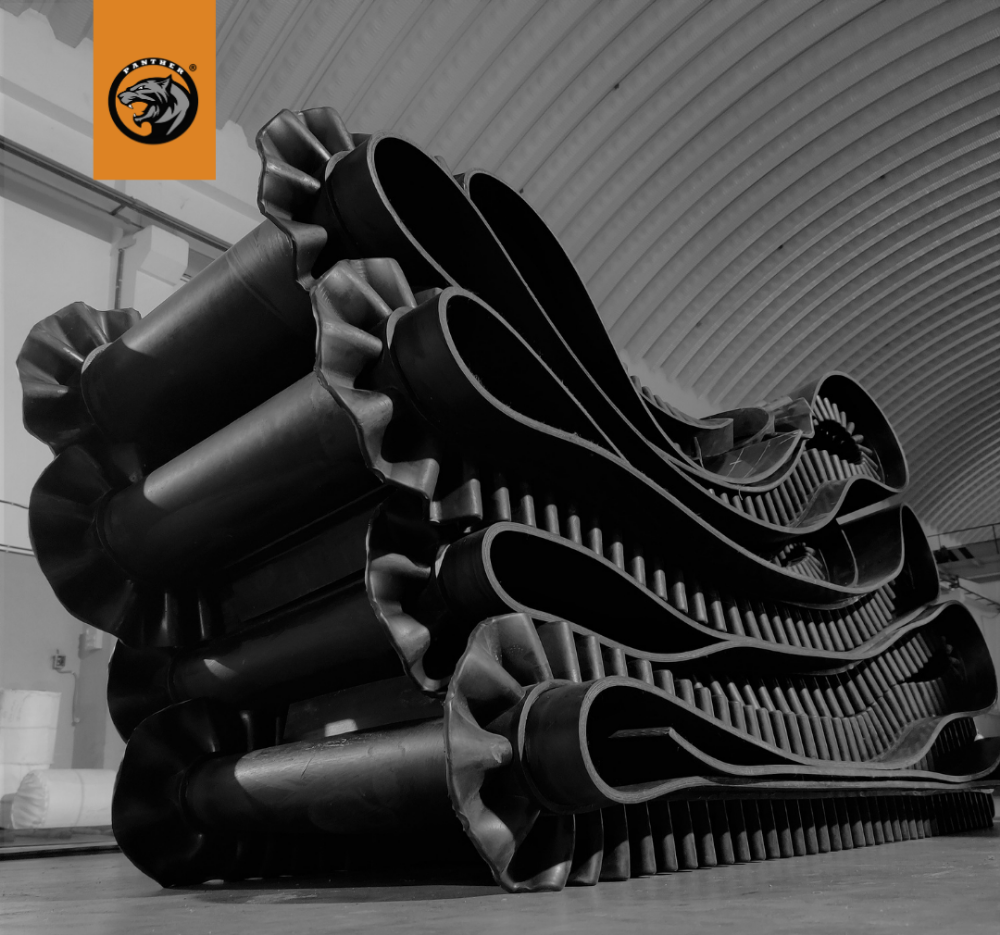 Rubber Vertical Wave Sidewall Conveyor Belt, Belt Width: upto 1600 mm, Belt Thickness: upto 10 mm