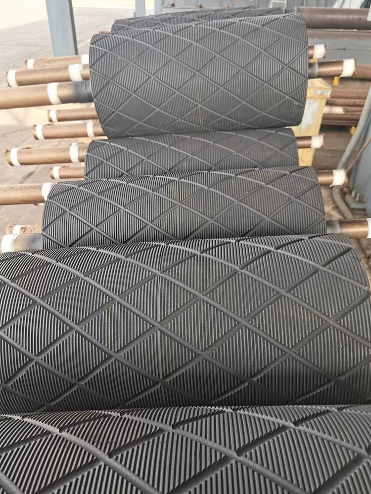 Conveyor Pulley Rubber Lagging
