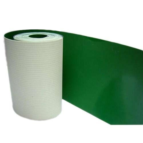 Green, White Polyester Conveyor Belts, Belt Thickness: 5 mm