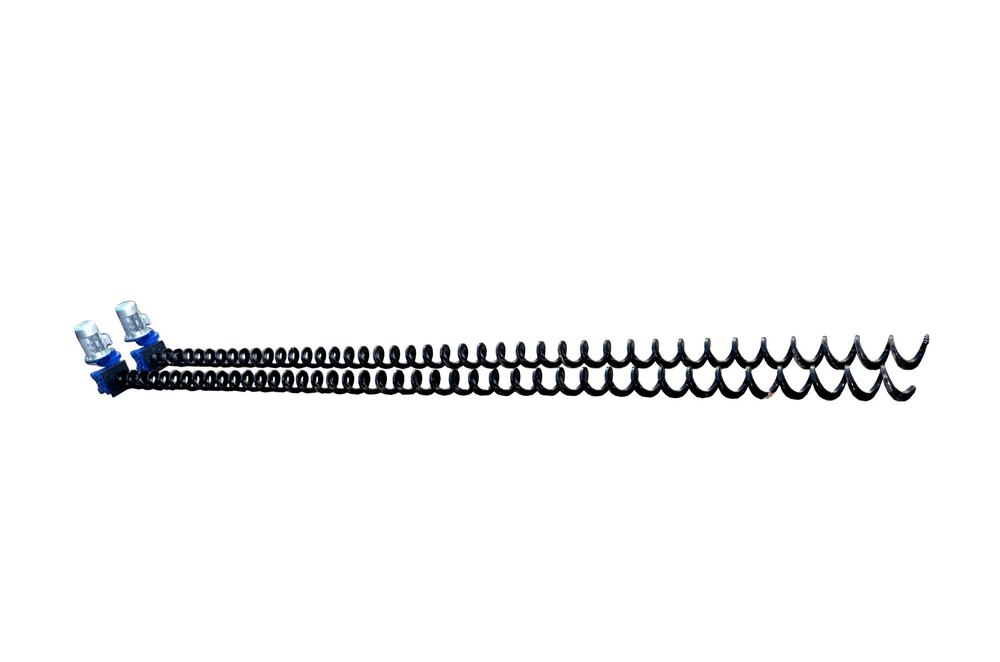 Cstomized Manganese Steel Twin Screw Conveyor, Capacity: 100 Kg