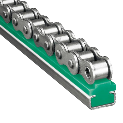 PlastLink Green UHMWPE Chain Guide, Thickness: 10 Mm