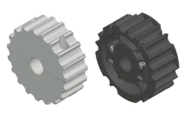 Double Sprocket Tapered Roller Conveyor Sprockets and Idler Wheels