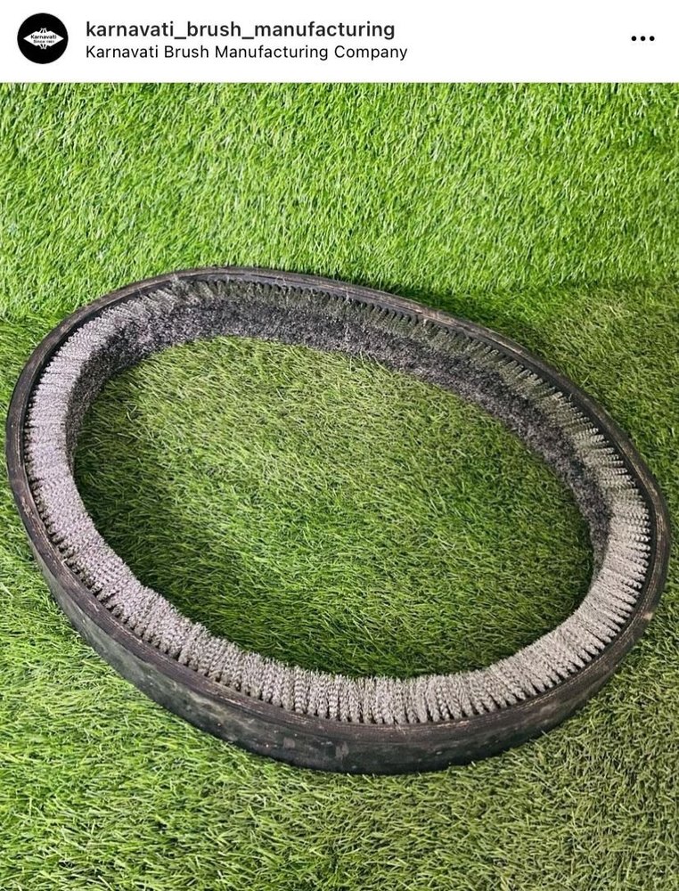 Double Sprocket Tapered Roller Conveyer Cleaning Brushes